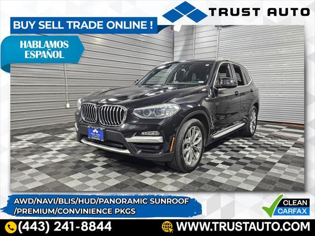 used 2018 BMW X3 car, priced at $24,295