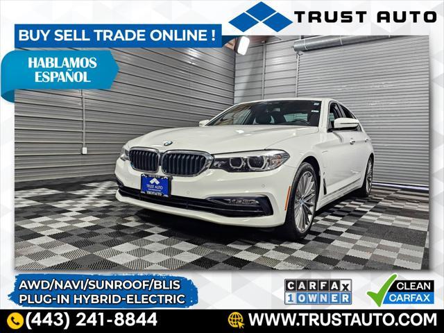 used 2018 BMW 530e car, priced at $25,995