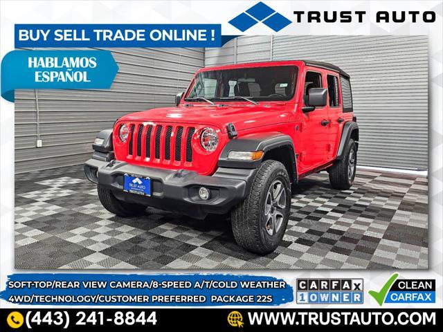 used 2022 Jeep Wrangler Unlimited car, priced at $30,995