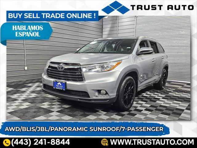 used 2016 Toyota Highlander car, priced at $21,995