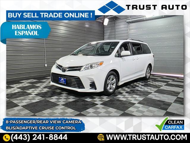 used 2020 Toyota Sienna car, priced at $29,595