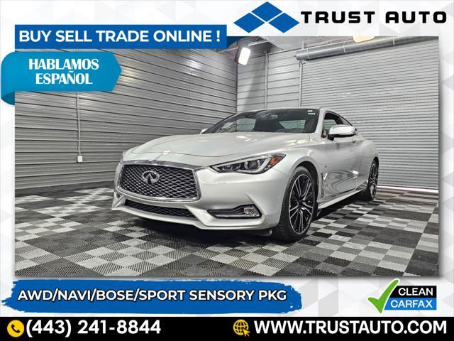 used 2018 INFINITI Q60 car, priced at $29,395