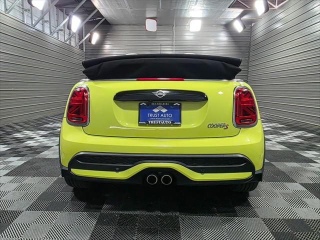 used 2022 MINI Convertible car, priced at $29,595