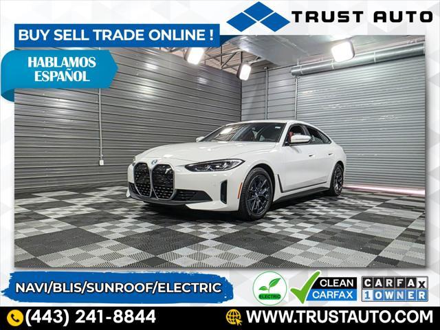 used 2023 BMW i4 Gran Coupe car, priced at $36,995