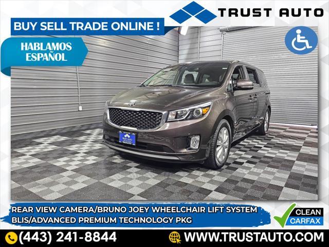 used 2017 Kia Sedona car, priced at $21,495