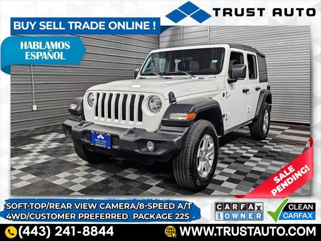 used 2022 Jeep Wrangler Unlimited car, priced at $30,995