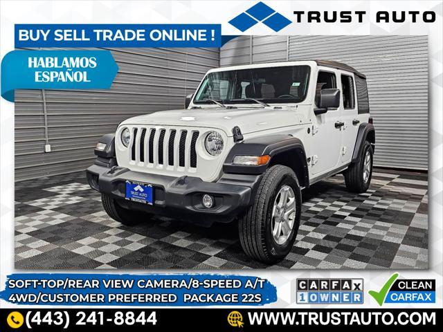 used 2022 Jeep Wrangler Unlimited car, priced at $31,295