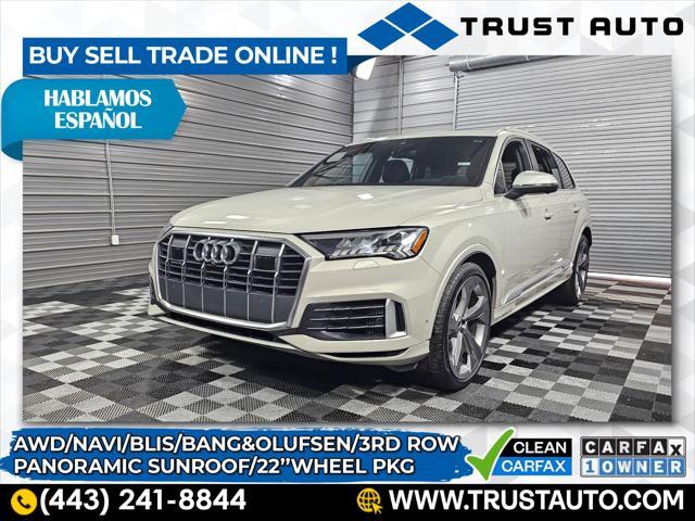 used 2022 Audi Q7 car, priced at $53,495