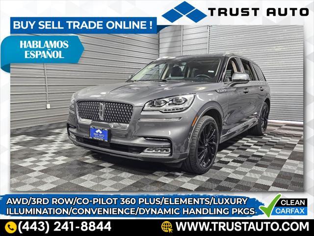 used 2021 Lincoln Aviator car, priced at $27,595