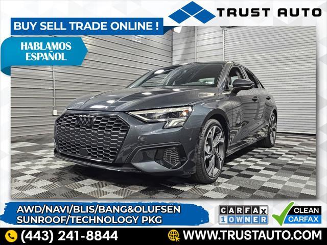 used 2022 Audi A3 car, priced at $30,595