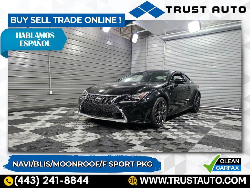 used 2017 Lexus RC 350 car, priced at $30,995