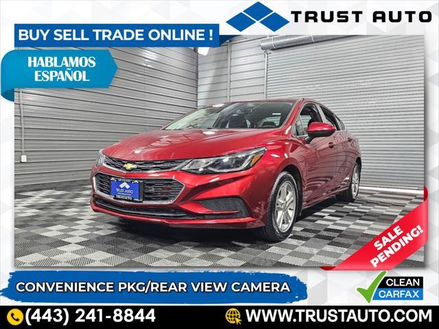 used 2018 Chevrolet Cruze car, priced at $13,495