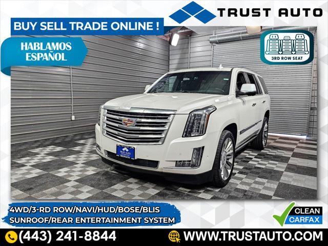 used 2018 Cadillac Escalade car, priced at $36,995