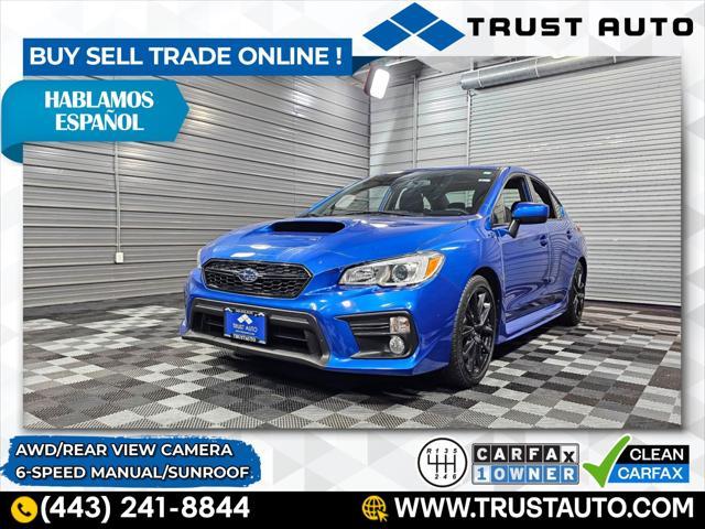 used 2020 Subaru WRX car, priced at $22,195