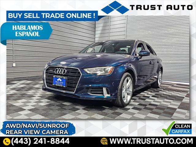 used 2018 Audi A3 car, priced at $18,295