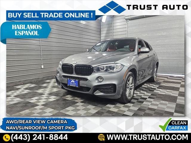 used 2018 BMW X6 car, priced at $34,995