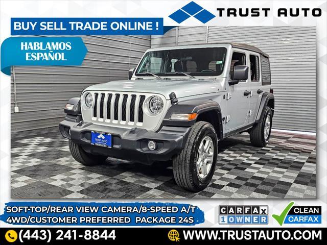 used 2022 Jeep Wrangler Unlimited car, priced at $30,595