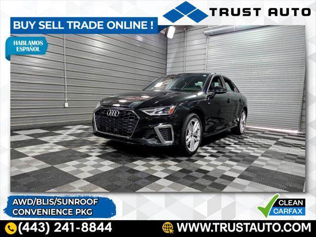 used 2020 Audi A4 car, priced at $23,395