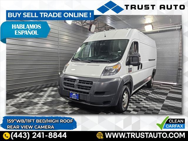 used 2016 Ram ProMaster 2500 car, priced at $22,995