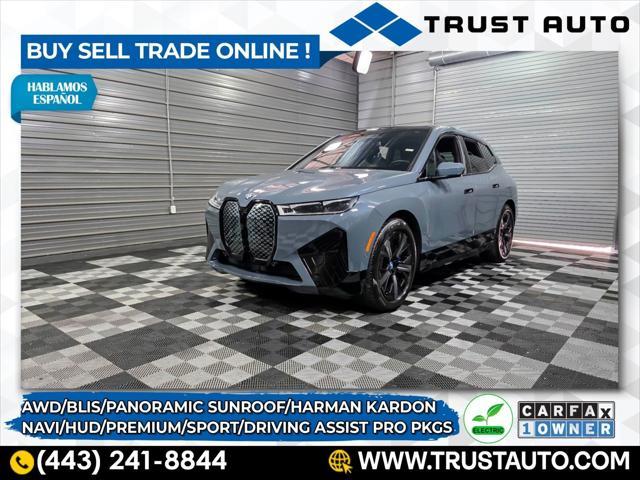 used 2023 BMW iX car, priced at $54,895