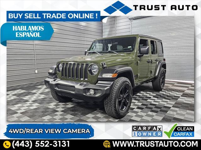 used 2021 Jeep Wrangler Unlimited car, priced at $28,695