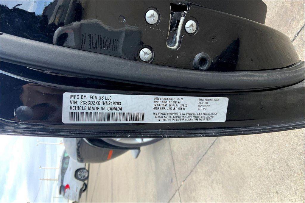 used 2022 Dodge Challenger car, priced at $24,420