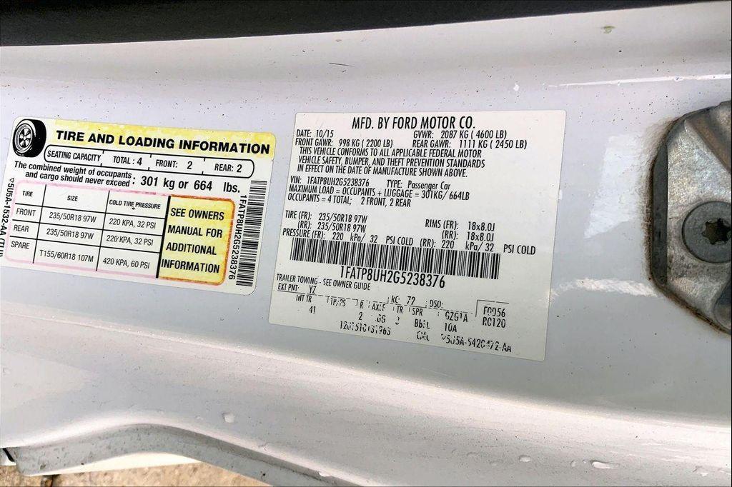 used 2016 Ford Mustang car, priced at $13,990