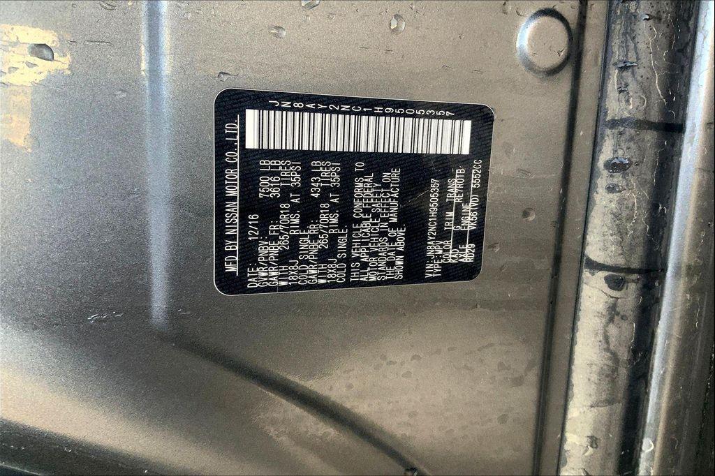 used 2017 Nissan Armada car, priced at $15,706