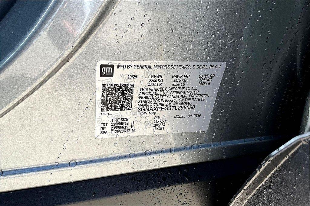 new 2026 Chevrolet Equinox car, priced at $35,535