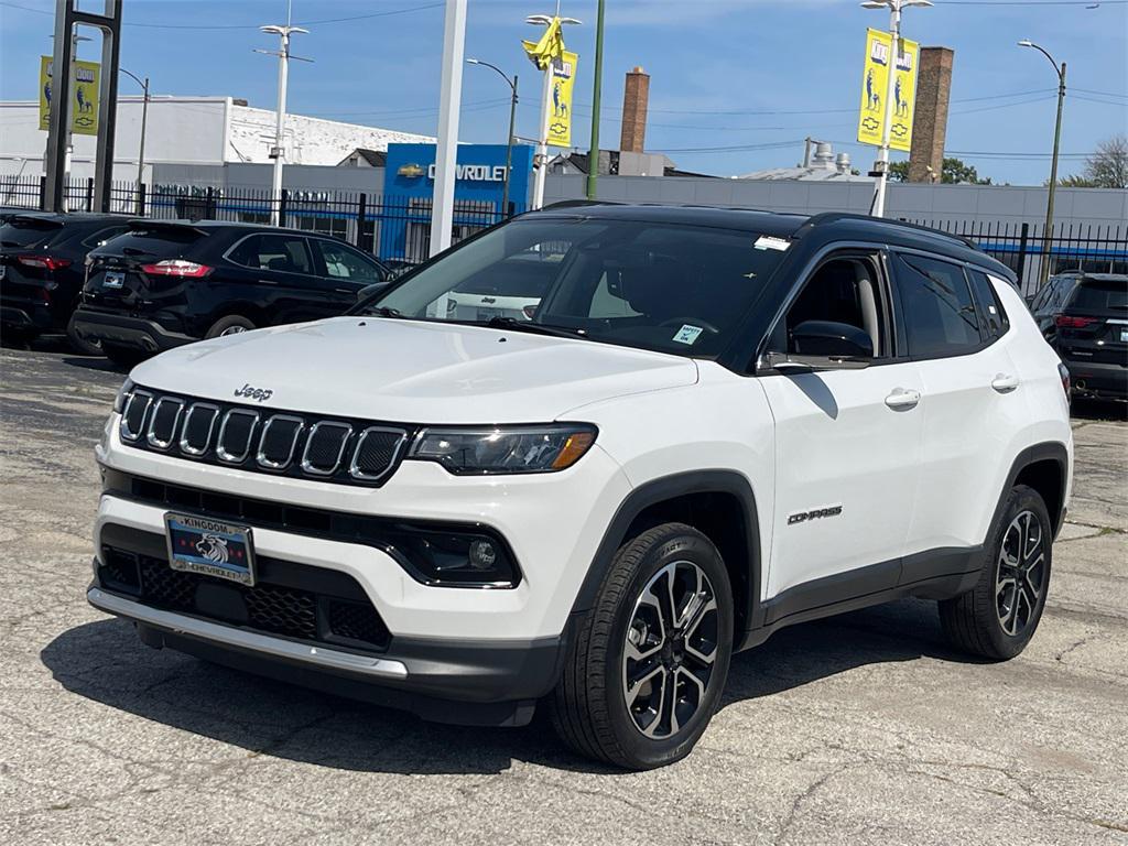 used 2022 Jeep Compass car, priced at $21,000