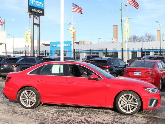 used 2022 Audi A4 car, priced at $24,900