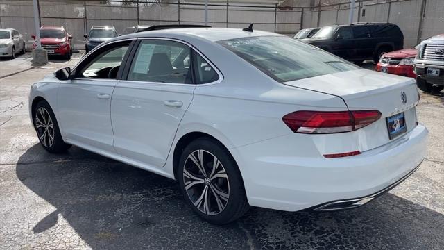 used 2022 Volkswagen Passat car, priced at $18,500