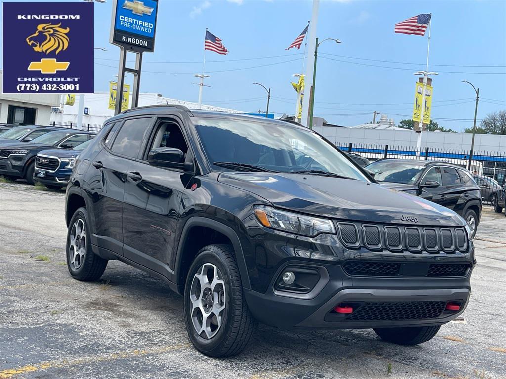 used 2022 Jeep Compass car, priced at $22,400