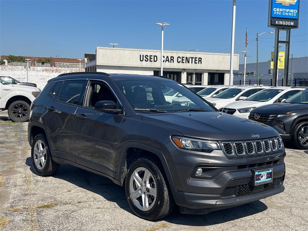 used 2024 Jeep Compass car, priced at $21,500