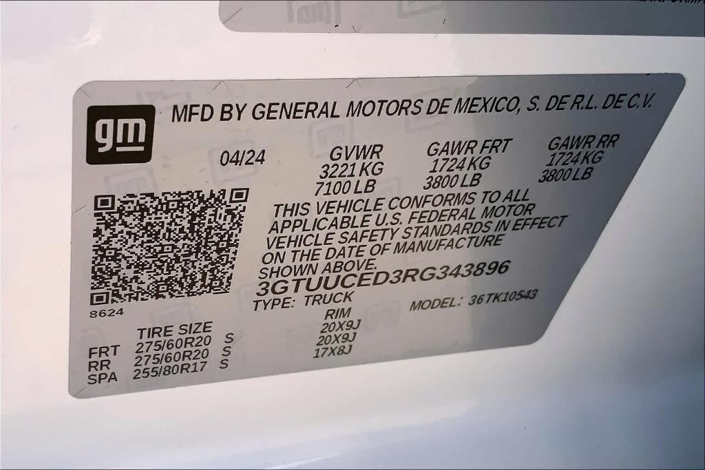 new 2024 GMC Sierra 1500 car, priced at $52,320