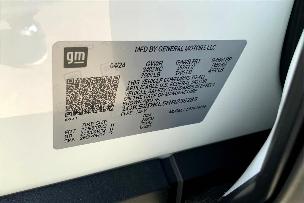 new 2024 GMC Yukon car, priced at $91,035