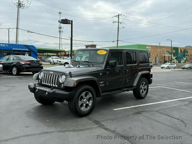 used 2017 Jeep Wrangler Unlimited car, priced at $22,400