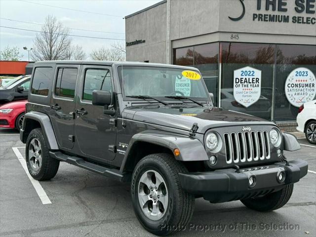 used 2017 Jeep Wrangler Unlimited car, priced at $22,400