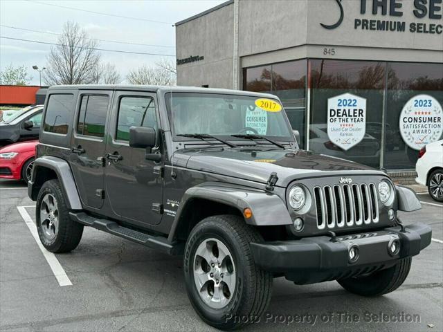 used 2017 Jeep Wrangler Unlimited car, priced at $22,400