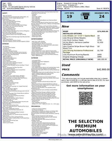 used 2021 BMW X7 car, priced at $41,900