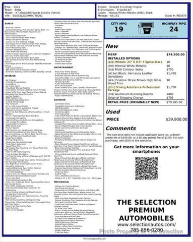 used 2021 BMW X7 car, priced at $39,900