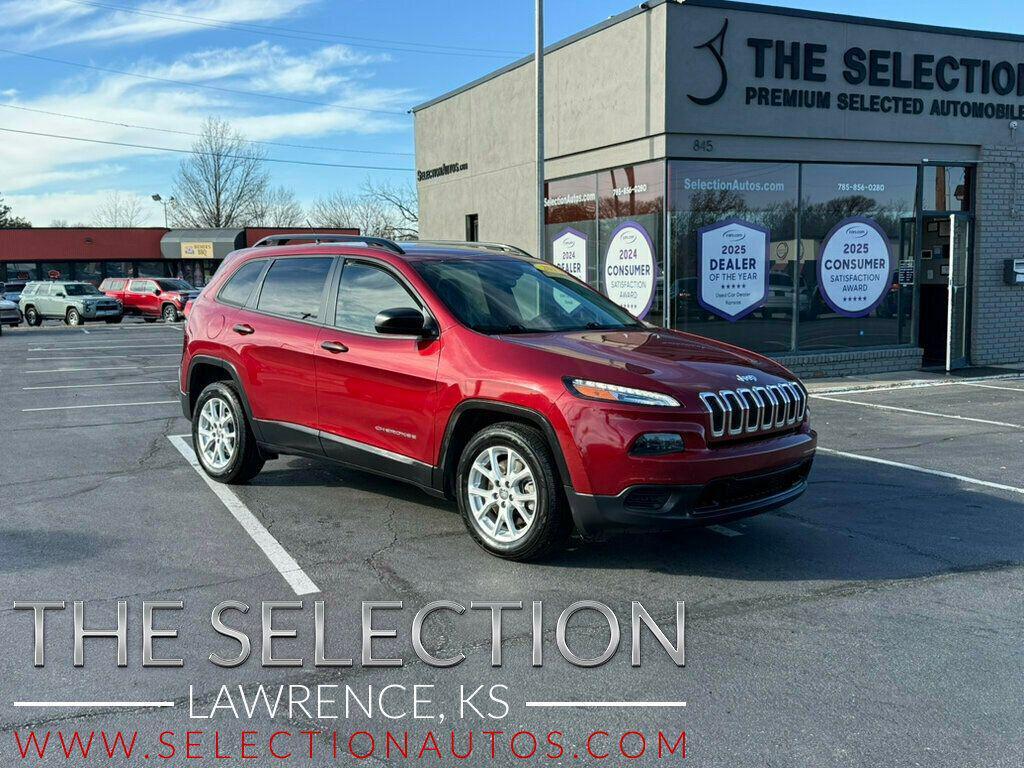 used 2017 Jeep Cherokee car, priced at $12,400