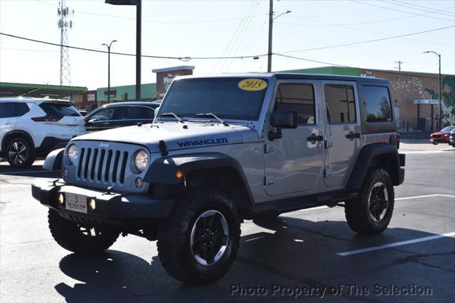 used 2015 Jeep Wrangler Unlimited car, priced at $18,400