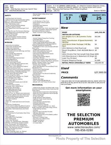 used 2019 Ram 2500 car, priced at $37,900