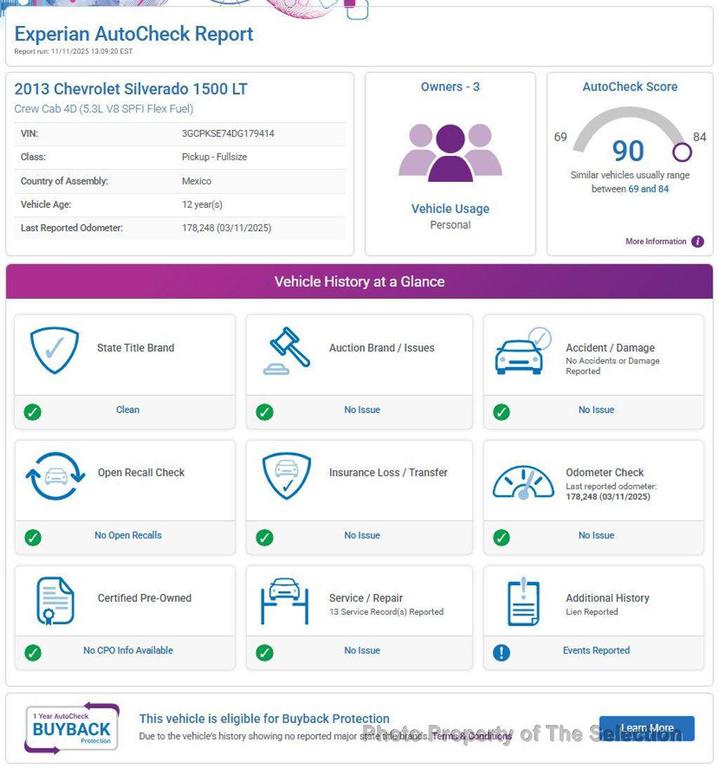 used 2013 Chevrolet Silverado 1500 car, priced at $13,900