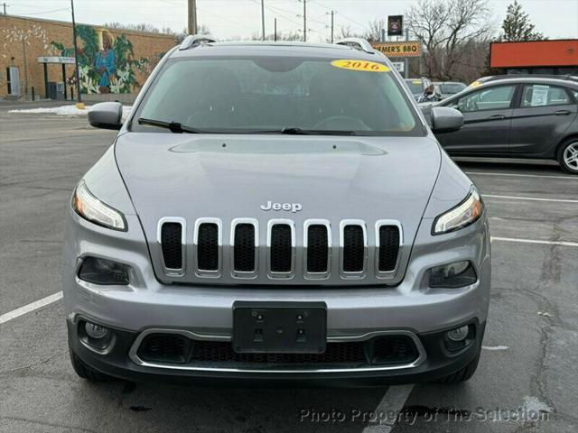 used 2016 Jeep Cherokee car, priced at $16,400