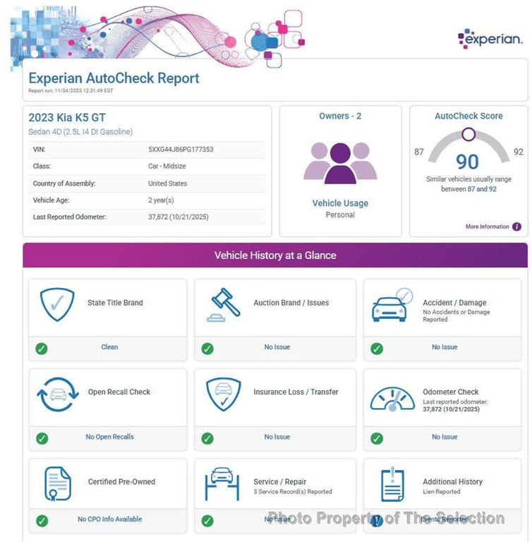 used 2023 Kia K5 car, priced at $25,900