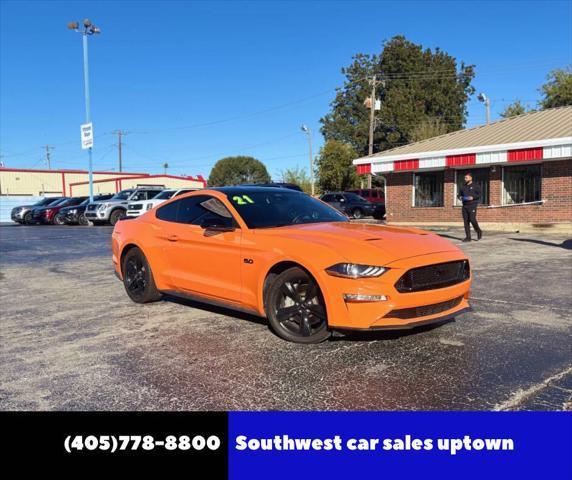 used 2021 Ford Mustang car, priced at $33,998