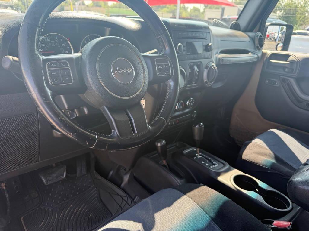 used 2013 Jeep Wrangler Unlimited car, priced at $13,988