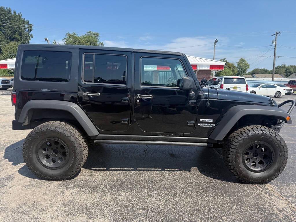 used 2013 Jeep Wrangler Unlimited car, priced at $13,988
